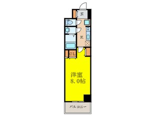 コンフォリア江坂の物件間取画像